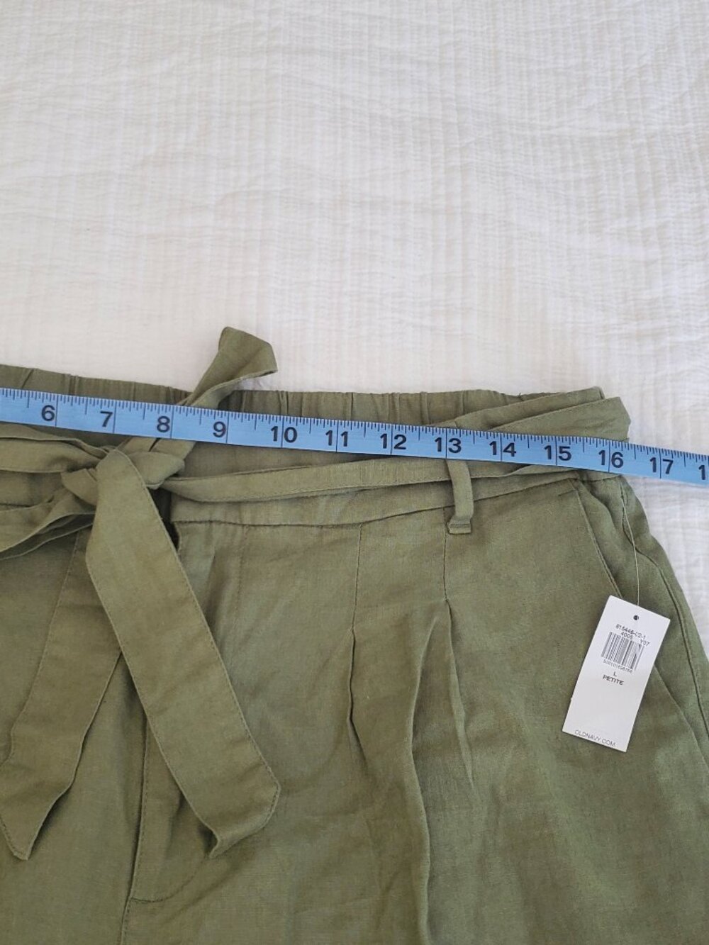 NWT Old Navy Linen Blend Wide Leg Pants - Picture 5 of 9